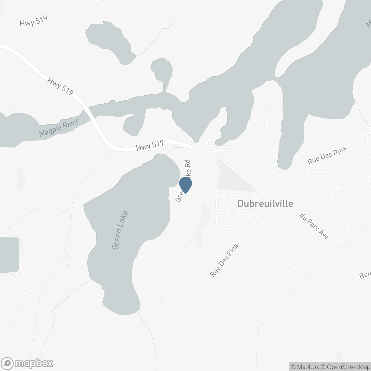 900 Green Lake RD, Dubreuilville, Ontario P0S 1B0